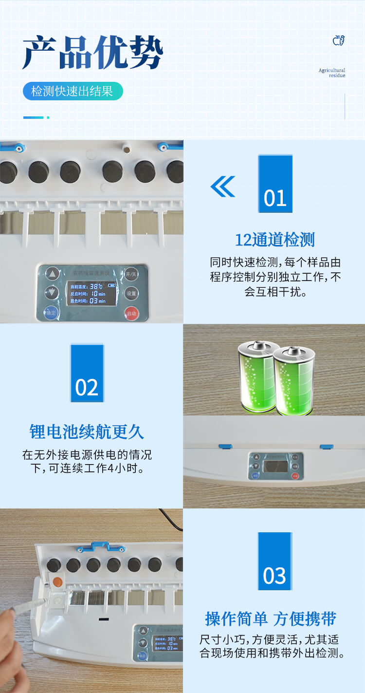 卡式農(nóng)藥殘留檢測(cè)儀