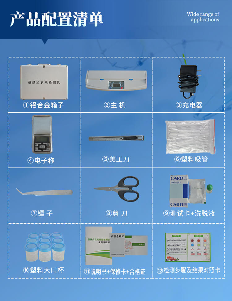 卡式農(nóng)藥殘留檢測(cè)儀