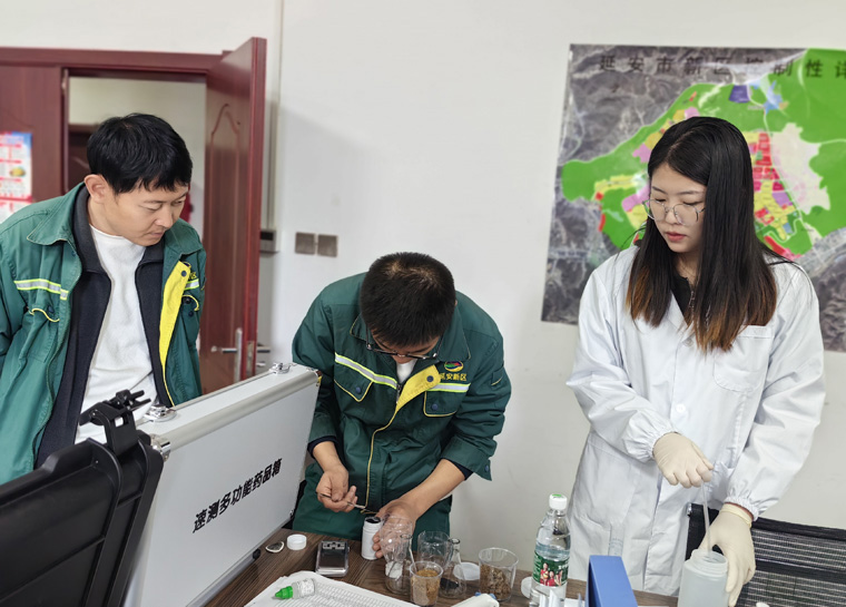 萊恩德土壤養(yǎng)分檢測儀入駐延安新區(qū)市政公用有限公司，檢測實力再升級